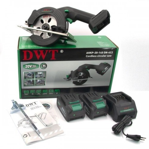 Акумуляторна дискова пилка DWT AHKP-20-140 DN-4C2