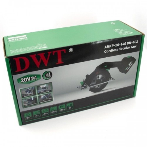 Акумуляторна дискова пилка DWT AHKP-20-140 DN-4C2