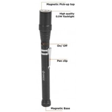 Телескопічний ліхтарик, світлодіодний з магнітом LED-131, 30 люмен Groz 55053