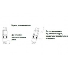 Головка на шприц для змащування, професійна 413 бар Groz 43501