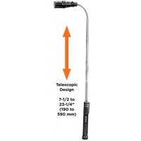 Телескопічний ліхтарик, світлодіодний з магнітом LED-131, 30 люмен Groz 55053