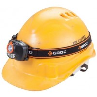 Ліхтарик на голову LED-230, 3W LED, 120 люмен Groz 55082