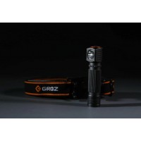 Акумуляторний налобний ліхтар LED-240 з магнітом, 7W LED, 130 люмен Groz 55072