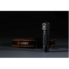 Акумуляторний налобний ліхтар LED-240 з магнітом, 7W LED, 130 люмен Groz 55072
