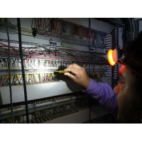 Ліхтар налобний світлодіодний LED-230, 3W COB, 160 люмен Groz 55055