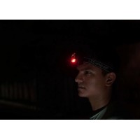 Ліхтарик на голову LED-230, 3W LED, 120 люмен Groz 55082