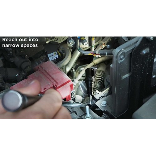 Телескопічний ліхтарик, світлодіодний з магнітом LED-131, 30 люмен Groz 55053