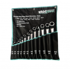 Набір накидних ключів Whirlpower 6-32 мм, 12 шт в чохлі (1243-1-D12)