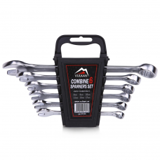 Набір комбінованих ключів Vulkan 8-17 мм, 6 шт у футлярі