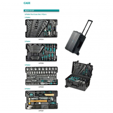 Набір інструменту Whirlpower A24-1117 117 од. в пластиковому ящику на колесах