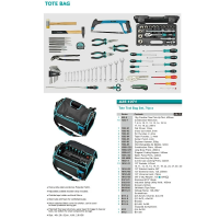 Набір інструменту Whirlpower 71 од. в сумці