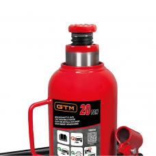 Домкрат гідравлічний 20т GTM Т92004 пляшковий одноштоковий