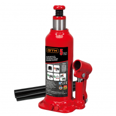 Домкрат гідравлічний 5т GTM Т90504S пляшковий одноштоковий в кейсі