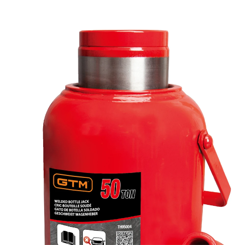 Домкрат гідравлічний 50т GTM TH95004 пляшковий одноштоковий