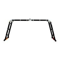 Драбина-трансформер GTM KMP403A 4*3 алюмінієва, 3.5 м