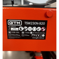 Плиткоріз електричний GTM TSW230N-920 з водяним охолодженням (TSW230N-920GTM)