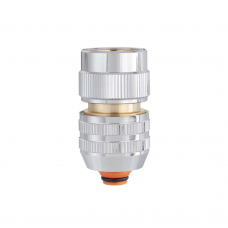 Конектор для шлангів 1/2"-5/8" Claber Metal-Jet 9611 з аквастопом