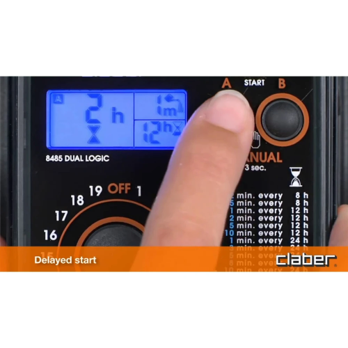 Таймер подачі води Claber DUAL LOGIC 8485