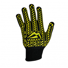 Рукавички робочі Vulkan 5711 LUX, чорні, ПВХ крапки (XL)