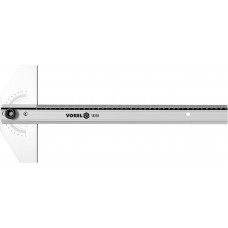Кутник установний алюмінієвий VOREL: l= 400 мм, 2 сторони 0-90°, з метричною шкалою