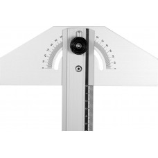 Кутник установний алюмінієвий VOREL: l= 1000 мм, 2 сторони 0-90° з метричною шкалою