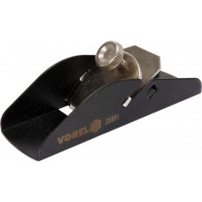 Рубанок модельний міні VOREL, металевий корпус 90х 29 мм, ніж- 26 мм