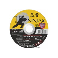 Круг шліфувальний по металу NINJA ТМ "VIROK" тип 27 Ø=180х22.23 мм t=6 мм