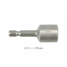 Насадка торцева магнітна YATO HEX-1/4" 12 х 48 мм