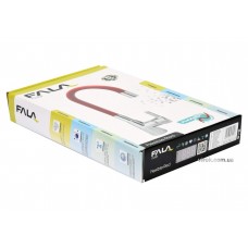 Змішувач води для раковини "FLEXIBLE" FALA з гнучкою червоною лійкою