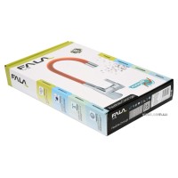 Змішувач води для раковини "FLEXIBLE" FALA з гнучкою оранжевою лійкою