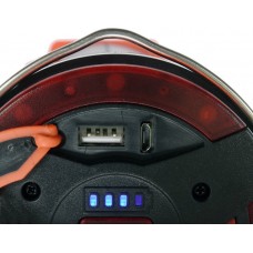 Ліхтар LED-діодний акумулятор YATO Li-Ion 3.7 В, 15 Вт, 600-1200 Лм, з ручкою, зарядний USB пристрій