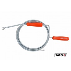 Трос для очищення каналізаційних труб YATO 5 мм x 1.5 м