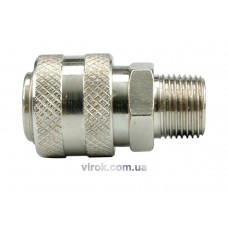 Швидкороз'ємне з'єднання VOREL з зовнішньою різьбою 1/2"