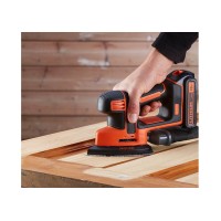 Шліфмашина вібраційна акумуляторна Black+Decker Li-Ion 18 В