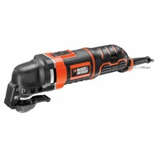 Багатофункційний інструмент Black+Decker 300 Вт 22000 об/хв + насадки + кейс
