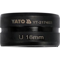 Насадка для прес-кліщів YT-21735 YATO: U 16 мм [50]