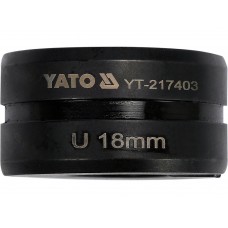 Насадка для прес-кліщів YT-21735 YATO: U 16 мм [50]