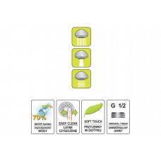 Розприскувач для душа FALA SALTO 3 положення струї Ø100 мм