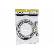 Шланг для душу FALA гладкий срібний з ПВХ G1/2 1.5 м