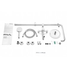 Душовий комплект "STEELY 2" FALA 2 функції висота 96-126 см