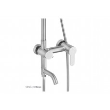 Душовий комплект "STEELY 3" FALA 2 функції висота 91-121 см