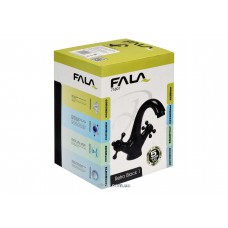 Змішувач води FALA для умивальника "RETRO BLACK 1" з 2-ма вентлями