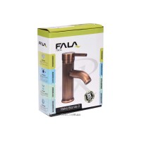 Змішувач води FALA для умивальника "RETRO BRONZE 2" з кульовим регулятором