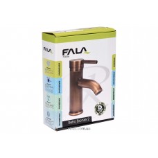 Змішувач води FALA для умивальника "RETRO BRONZE 2" з кульовим регулятором