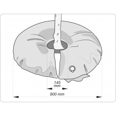 Мішок для крапельного зрошування з ПВХ FLO 55 л Ø145/900 мм