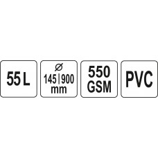 Мішок для крапельного зрошування з ПВХ FLO 55 л Ø145/900 мм