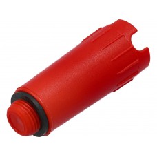 Заглушка монтажна до гідросистем VOREL Ø= 1/2", червона [20]