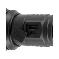 Ліхтар LED-діодний акумул. YATO Li-Ion 7.4 В, 5 АГод, режими 8000/4500/1150 Lm, заряджання від USB