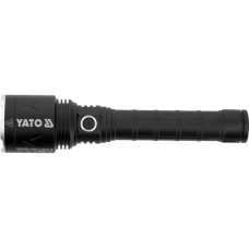 Ліхтар LED-діодний акумул. YATO Li-Ion 7.4 В, 5 АГод, режими 8000/4500/1150 Lm, заряджання від USB