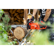 Пила ланцюгова електромережева 230 В YATO: 2 кВт, шина- 16"/40 см, 56 ланок [2]